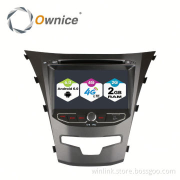 Ownice Cortex A53 4Core Android 6.0 CAR DVD for KORANDO 2014 with 16G rom support 4G